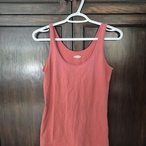Old Navy Dusty Coral Scoop Neck Tank Top